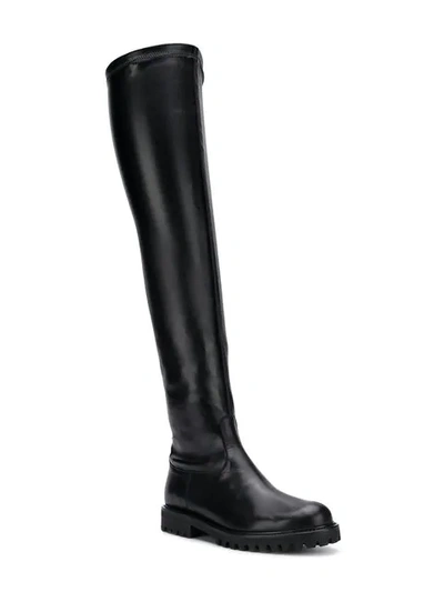 Shop Anna F . Knee High Boots - Black