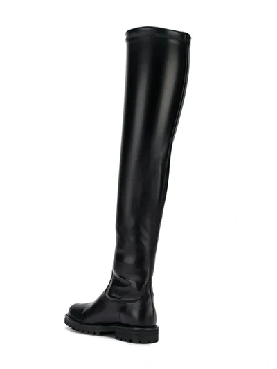 Shop Anna F . Knee High Boots - Black