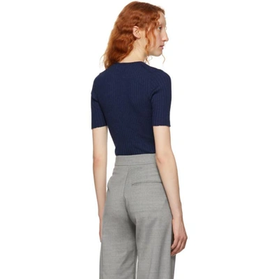 Shop Victoria Beckham Blue Cashmere Sweater In Corn Blu Me