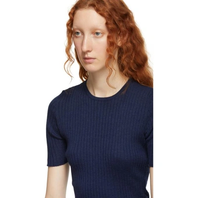 Shop Victoria Beckham Blue Cashmere Sweater In Corn Blu Me