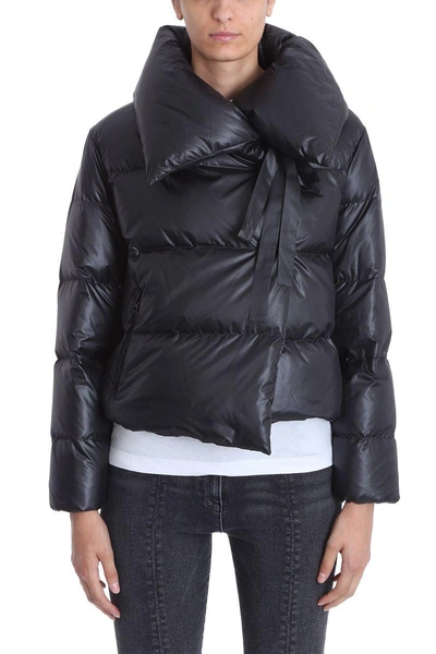 Shop Bacon Clothing Cropped Puffer Jacket In Black
