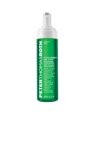 Shop Peter Thomas Roth Cucumber De-tox Foaming Cleanser. In N,a