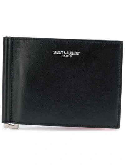 Shop Saint Laurent Bifold Cardholder - Black