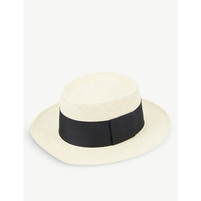 Shop Artesano Ibiza Straw Panama Hat In Natural