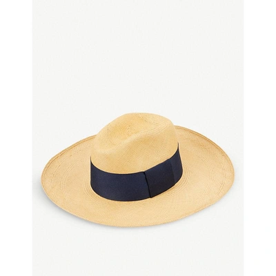 Shop Artesano Madagascar Straw Panama Hat In Cinnamon