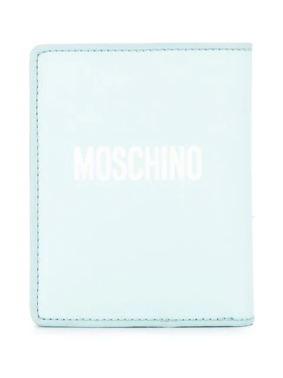 Shop Moschino Toy Bear Wallet - Blue