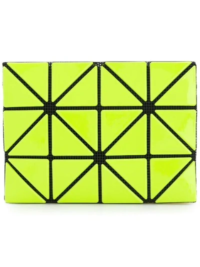 Shop Bao Bao Issey Miyake Geometric Wallet - Yellow