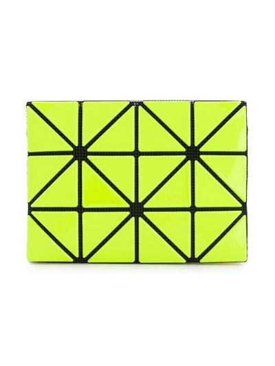 Shop Bao Bao Issey Miyake Geometric Wallet - Yellow