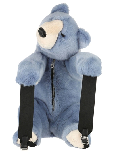 Shop Dolce & Gabbana Backpack Bear In Light Blue