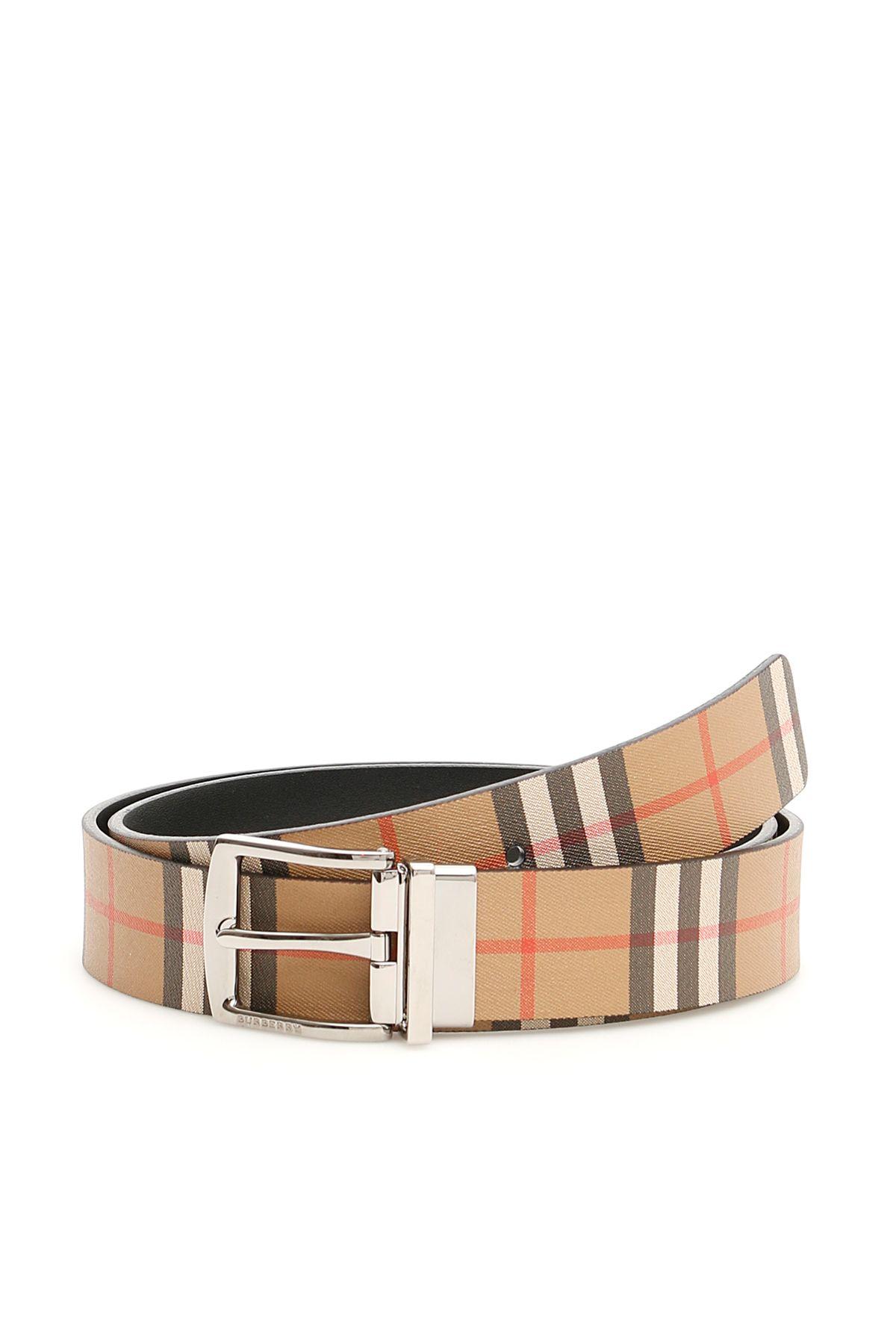 burberry belt silver buckle