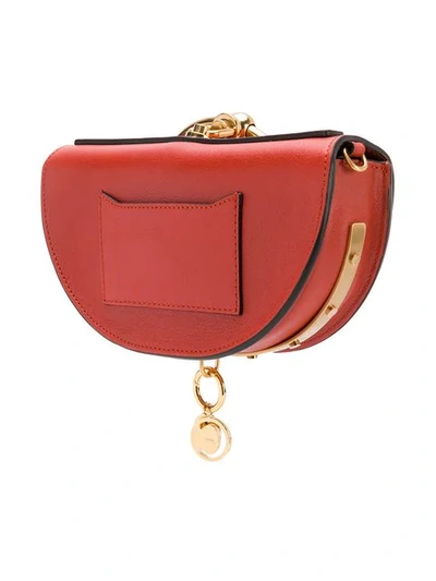 Shop Chloé Nile Minaudière Handbag In 647 Earthy Red