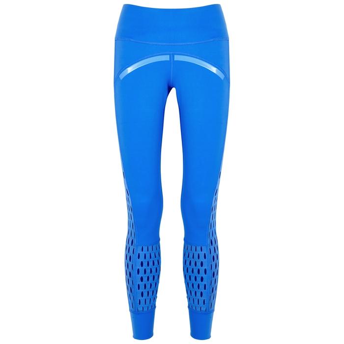 Adidas By Stella Mccartney Adidas X Stella Mccartney Training Believe This Econyl Leggings In Blue Modesens