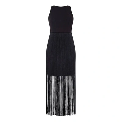 Shop Aidan Fringe Cocktail Dress