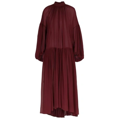 Shop Stella Mccartney Tiffany Silk Chiffon Maxi Dress