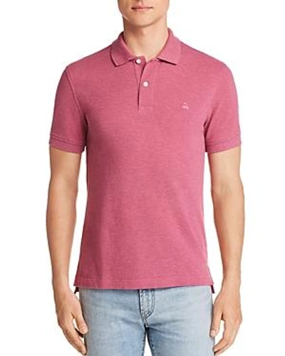 Shop Brooks Brothers Slim Fit Polo Shirt In Red Violet Heather