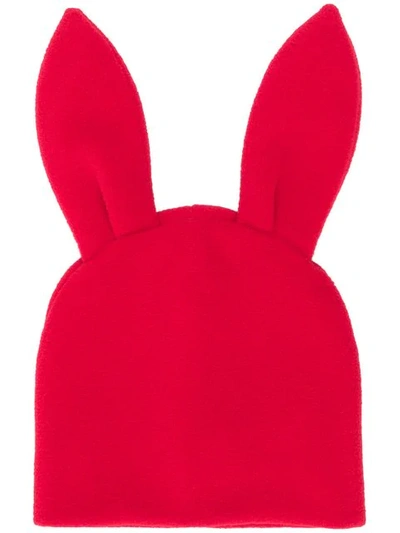 Comme Des Garçons Shirt Boys Bunny Ears Beanie - Red | ModeSens