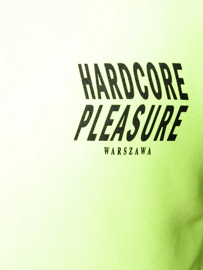 Shop Misbhv Hardcore Pleasure Hoodie - Yellow