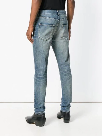 Shop Saint Laurent Slim-fit Jeans In Blue