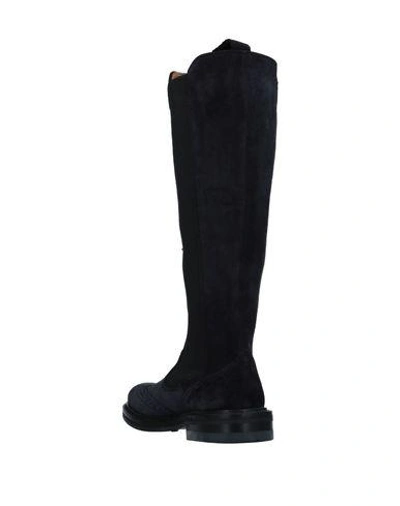 Shop Green George Boots In Dark Blue