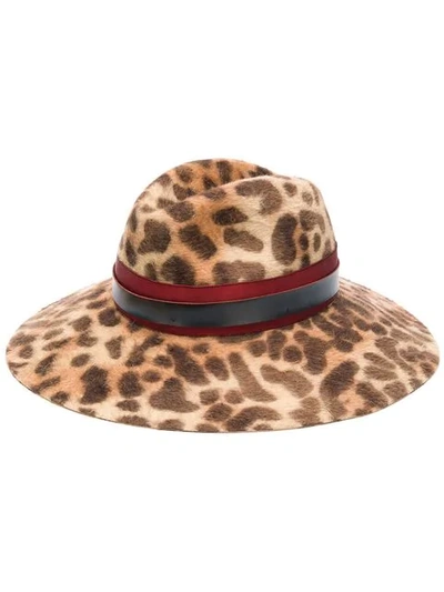 Shop Borsalino Melousine Hat In Brown