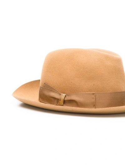 Shop Borsalino Alessandria Hat In Brown