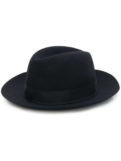 Shop Borsalino Alessandria Hat - Black