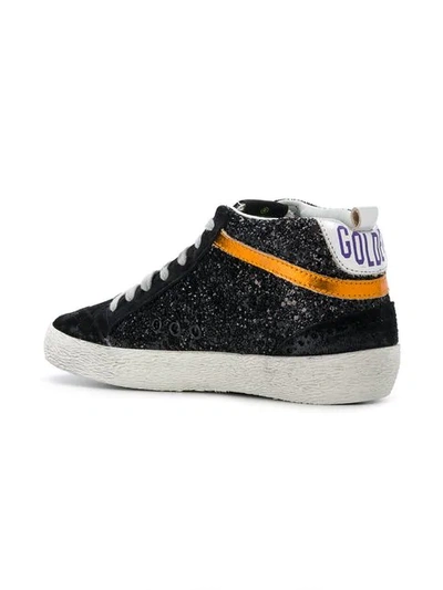 Shop Golden Goose Deluxe Brand Mid Star Sneakers - Black