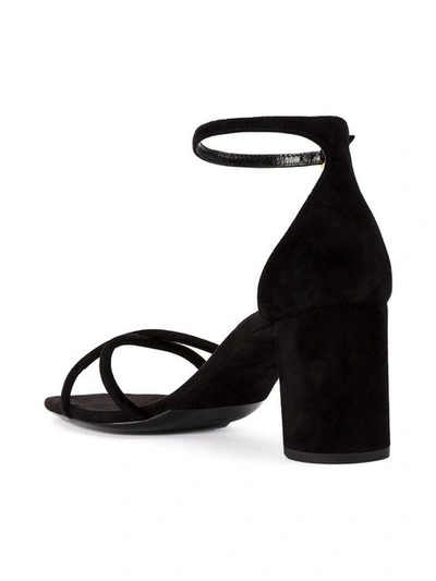 Shop Saint Laurent Loulou Sandals - Black