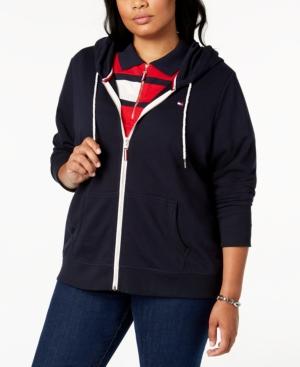 plus size zip hoodie