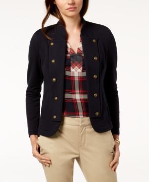 tommy hilfiger military band jacket