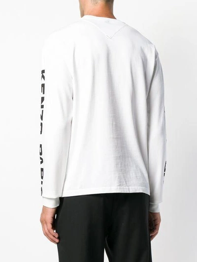Shop Kenzo Color By  Longsleeved T-shirt - White