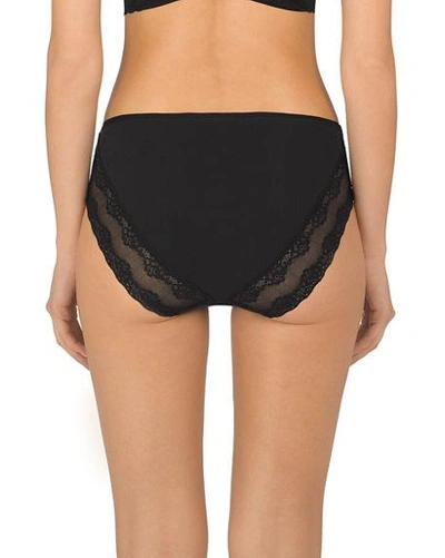 Shop Natori Bliss Perfection French-cut Bikini Briefs In Black