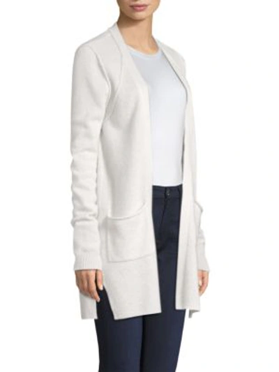 Shop Atm Anthony Thomas Melillo Open Front Cashmere Cardigan In Midnight