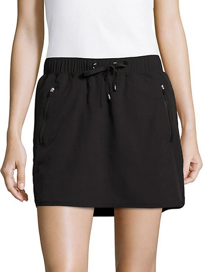 Shop Marc New York Drawstring Tennis Skirt In Grey