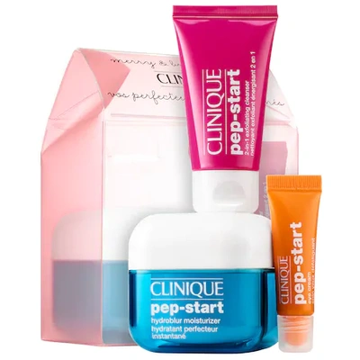 Shop Clinique Merry & Brightening Pep-start Set 3.3 oz/ 100 ml