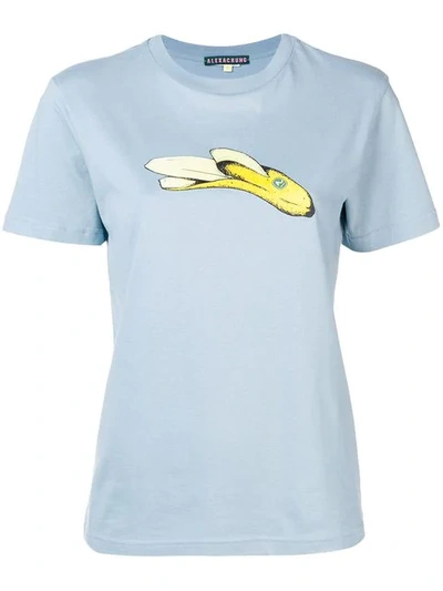 Shop Alexa Chung Banana Print T-shirt - Blue