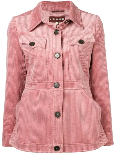 Shop Alexa Chung Corduroy Jacket - Pink