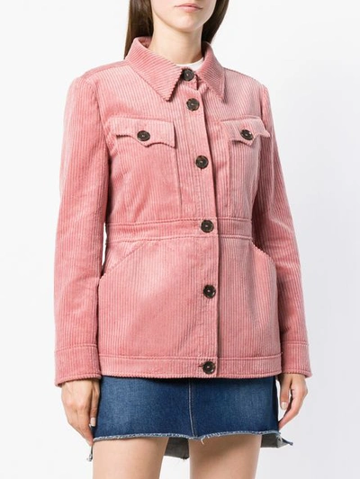 Shop Alexa Chung Corduroy Jacket - Pink