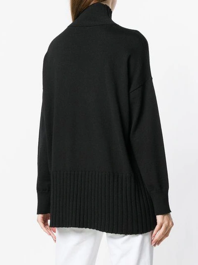 Shop Pierantoniogaspari Roll Neck Sweater - Black