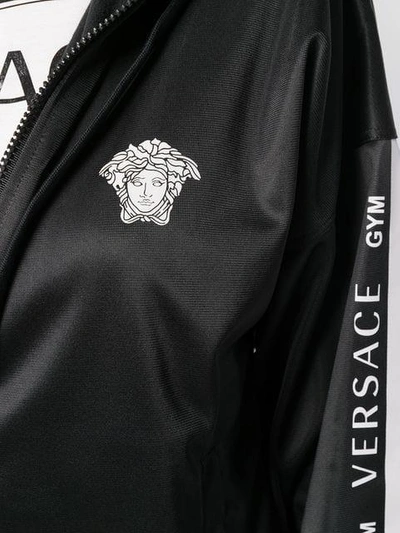 Shop Versace Track Jacket - Black