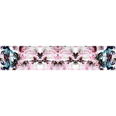 Cassandra Hone Frogs And Feathers Pink Small Scarf