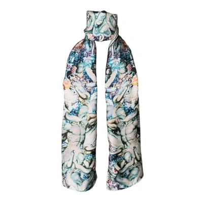 Cassandra Hone Statues And Grapes Large Scarf