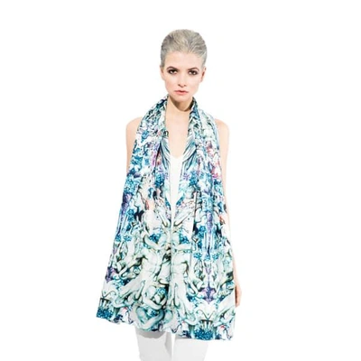 Cassandra Hone Statues And Grapes Large Scarf
