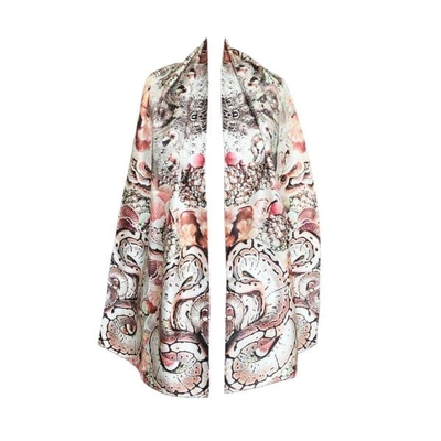 Cassandra Hone Snakes And Coral Small Scarf