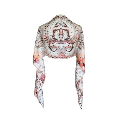 Cassandra Hone Snakes And Coral Small Scarf
