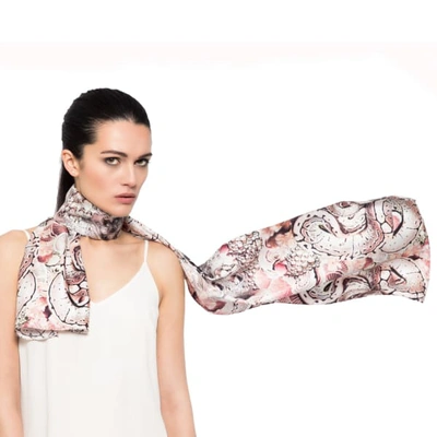 Cassandra Hone Snakes And Coral Small Scarf