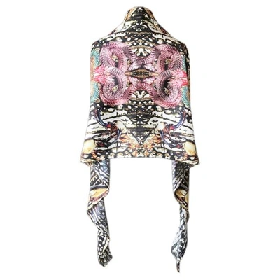 Cassandra Hone Beetles And Snakes Gold Large Scarf