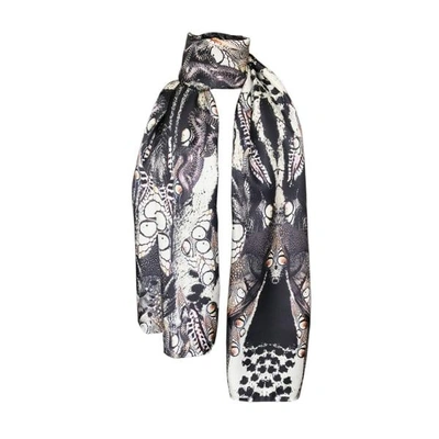 Cassandra Hone Beetle Shell And Lizards Large Scarf