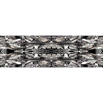Cassandra Hone Beetle Shell And Lizards Large Scarf