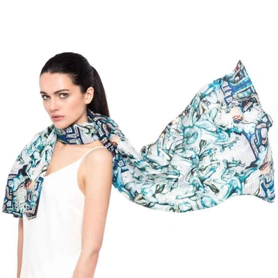 Cassandra Hone Statues And Mosaics Large Scarf